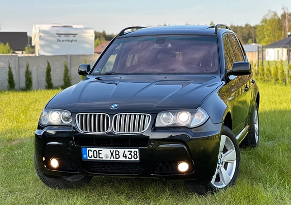 BMW X3 cena 41900 przebieg: 237000, rok produkcji 2007 z Węgorzewo małe 781